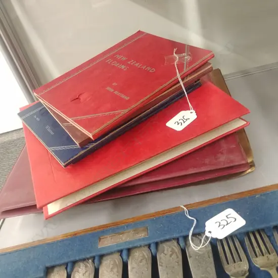 STACK OF COIN COLLECTION ALBUMS