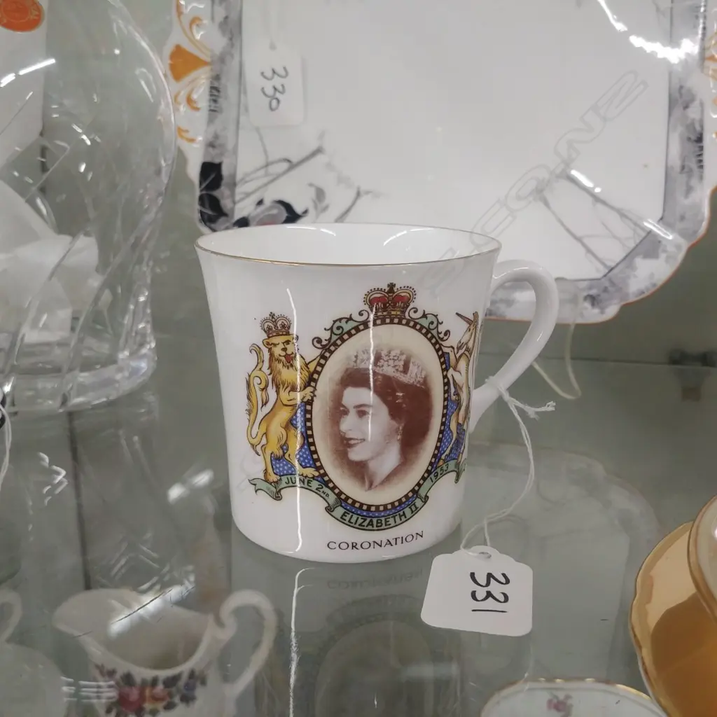SHELLY QUEEN ELIZABETH CORONATION MUG Image 1++