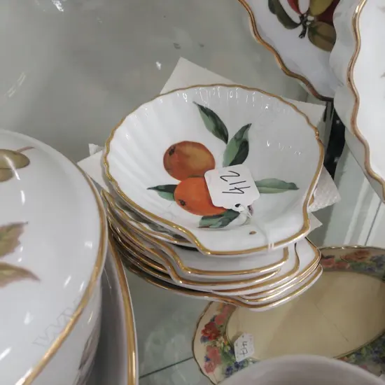 8 ROYAL WORCESTER SHELL SHAPED DISHES