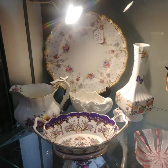 LOT ASST CHINA R.C.D/AYNSLEY/COALPORT ETC