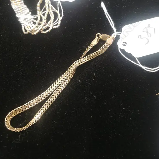 14CT GOLD CHAIN BRACELET 3.58GM