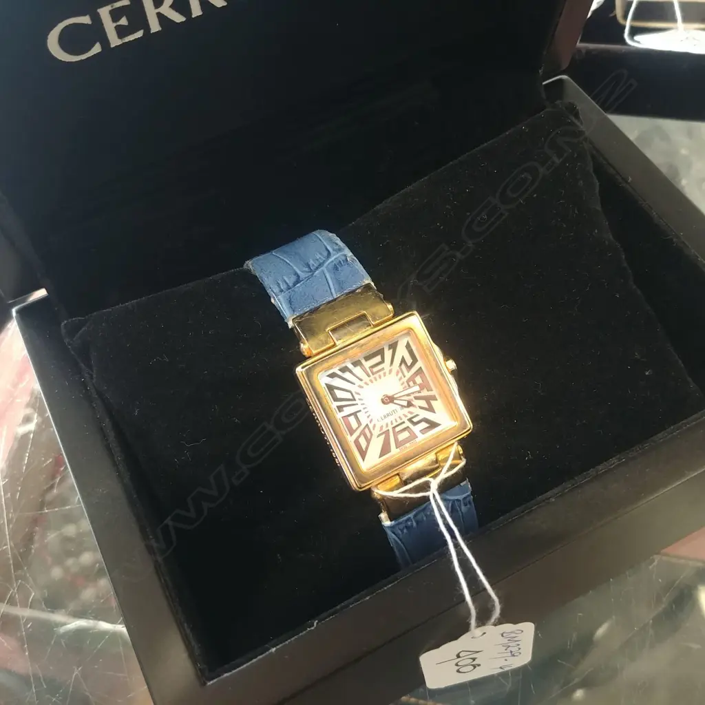 CERRUTI GENTS WRIST WATCH BOXED QUARTZ WORKING Image 1++