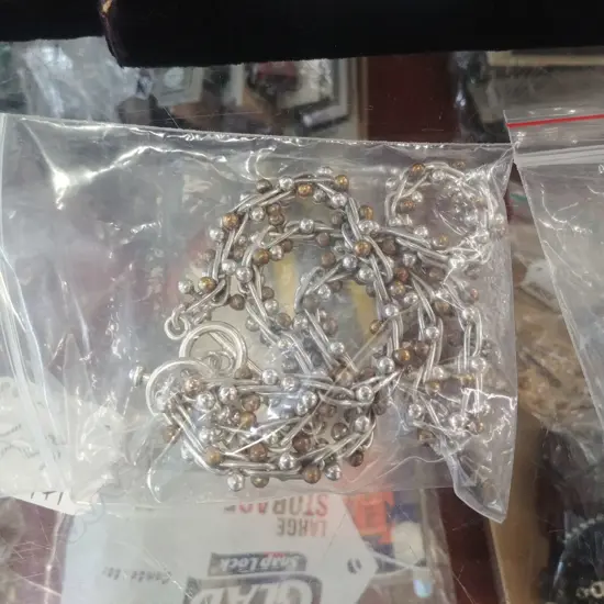 SILVER BRACELET + NECKLACE