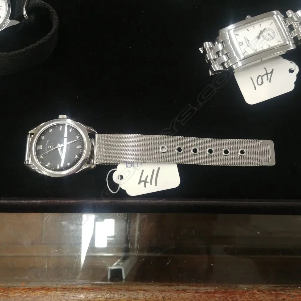 FAVRE-LEUBA WRISTWATCH - BLACK DIAL MESH STRAP Image 1++