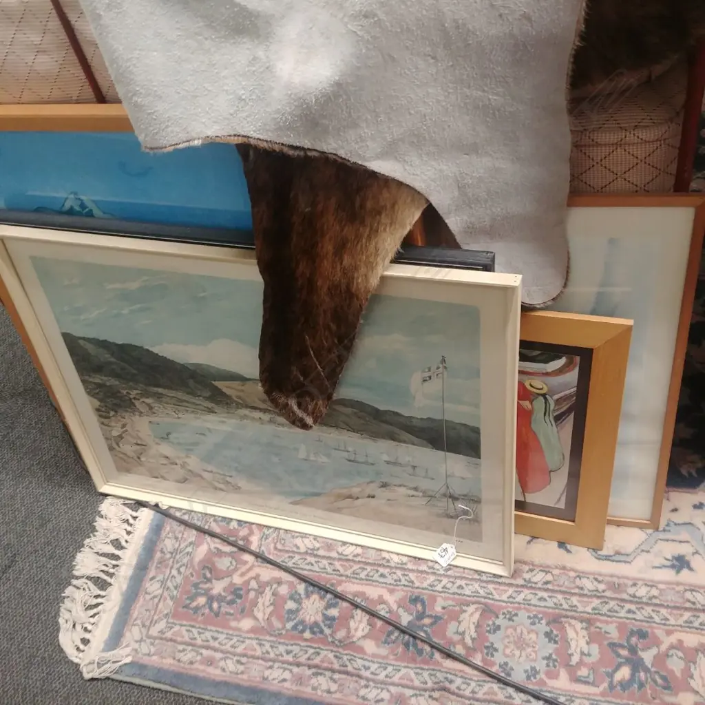 RITA ANGUS PRINT+4 ASST FRAMED ARTWORKS Image 1++