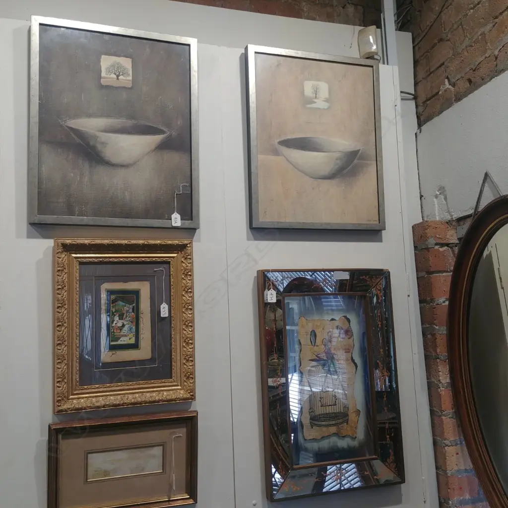 2X EMILY ADAMS PRINTS + MIRRORED ART WORK Image 1++