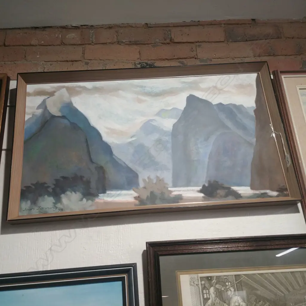 OIL BY JOAN FANNING RAIN AT MILFORD Image 1++