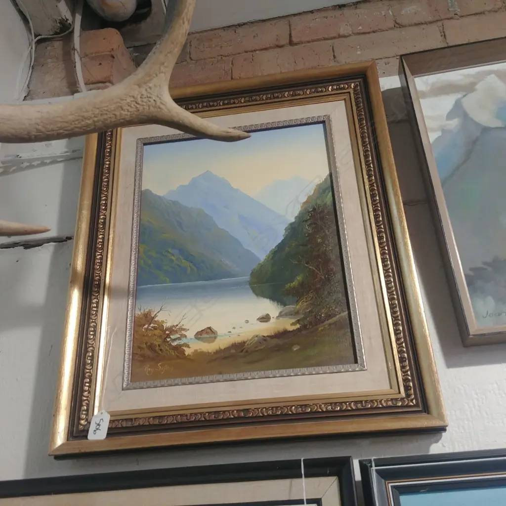 ROY SEFTON 'LAKE ROTOITI' OIL SGD DATED 81 VERSO Image 1++