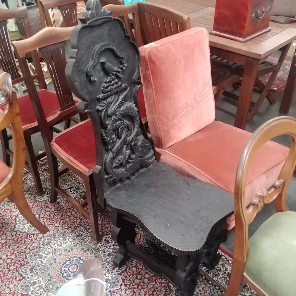 CARVED CHAIR  Image 1++