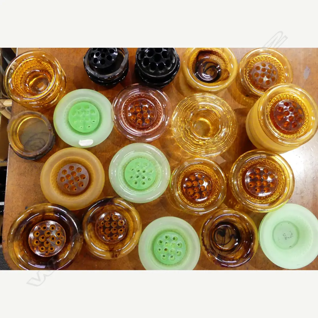 LG COLLECTION VINTAGE CLOUD GLASS POSY BOWL VASES Image 1++