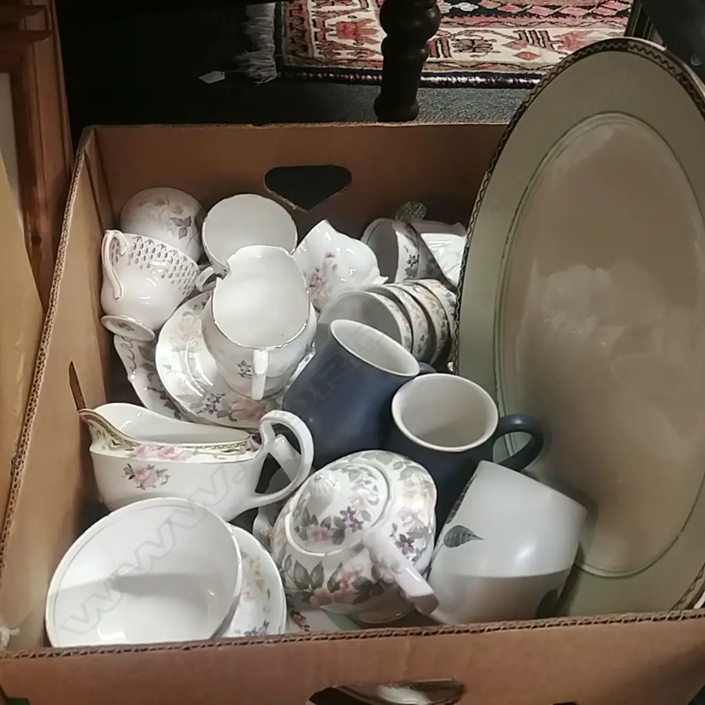 BOX OF CHINA - DENBY ETC Image 1++