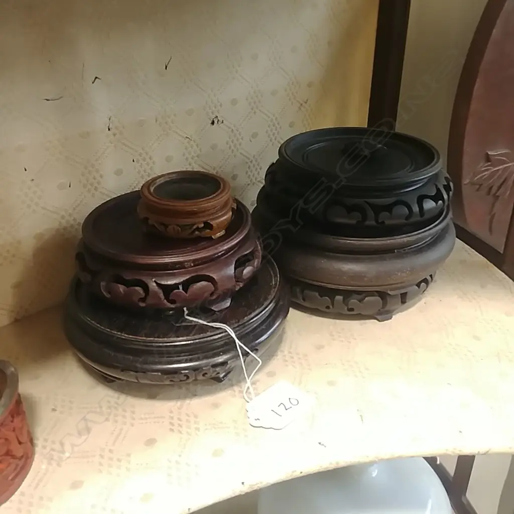 COLL. ORIENTAL VASE STANDS  Image 1++