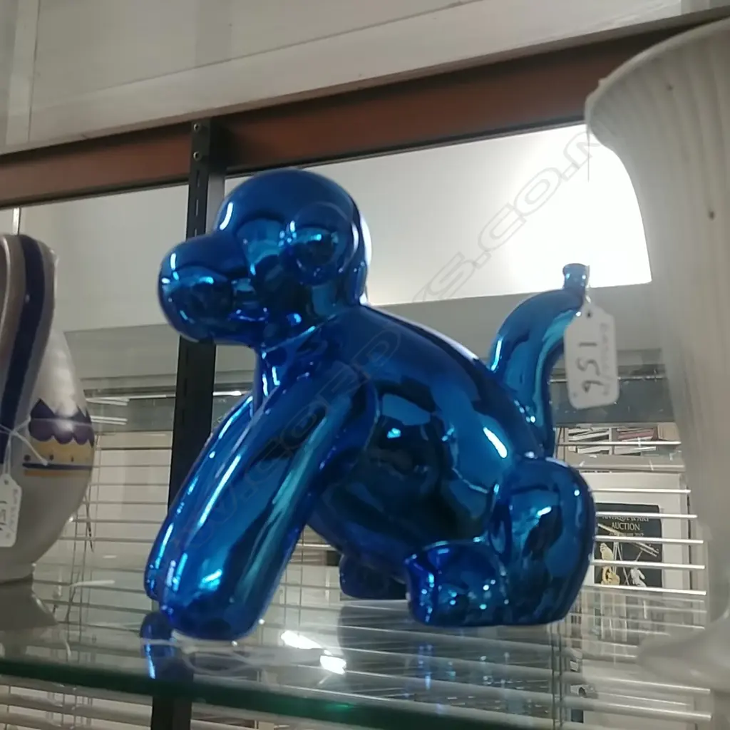 JEFF KOONS STYLE CERAMIC BALLOON MONEY BANK - MONKEY Image 1++