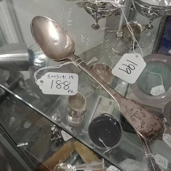 EUROPEAN SILVER TEASPOONS APPROX 53G