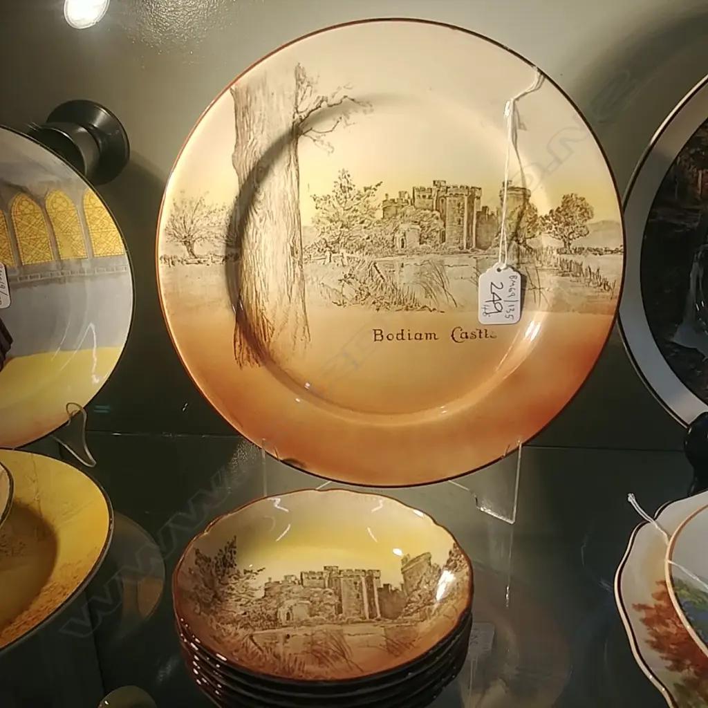 R/D PLATE + 6 DISHES CASTLES Image 1++