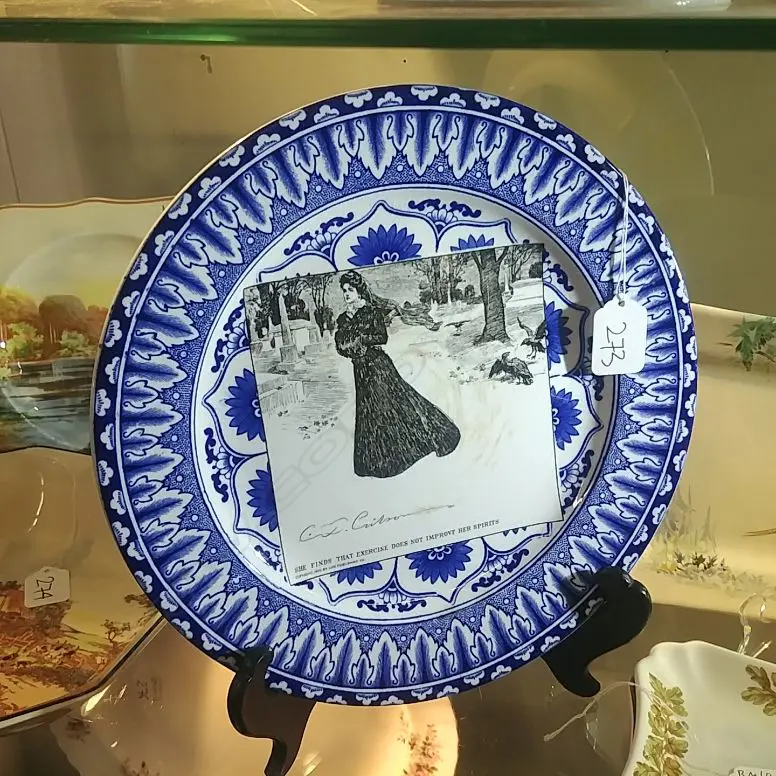 ROYAL DOULTON GIBSON GIRL RACK PLATE Image 1++