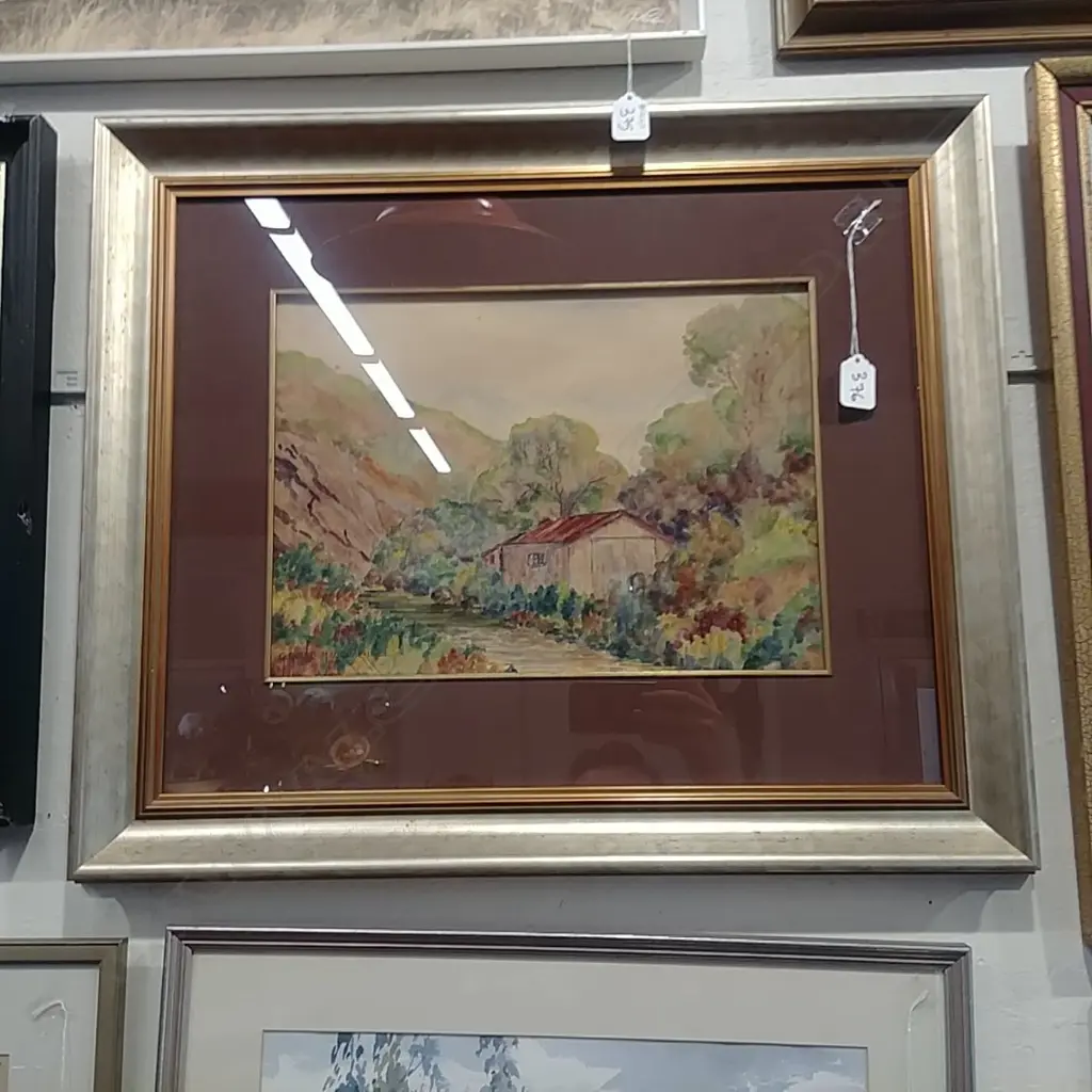 W/C LANDSCAPE SIGNED MACQUARRIE Image 1++