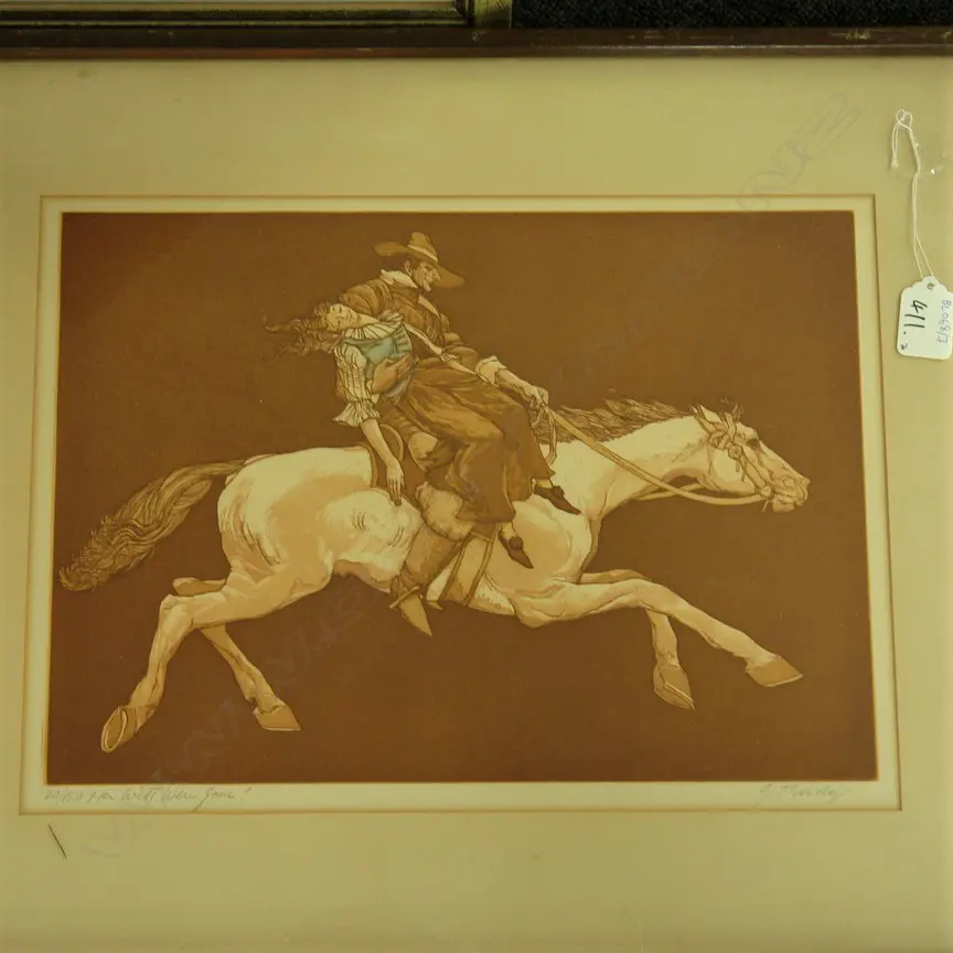 3 PRINTS - KNIGHT + HORSEMAN + VANITY FAIR CARICATURE Image 1++