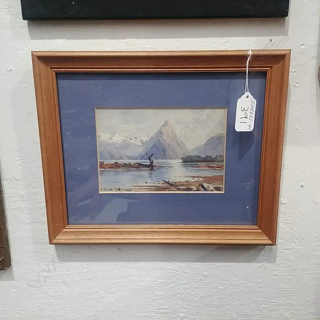 ETHEL RICHARDSON W/C MITRE PEAK & FIORD Image 1++