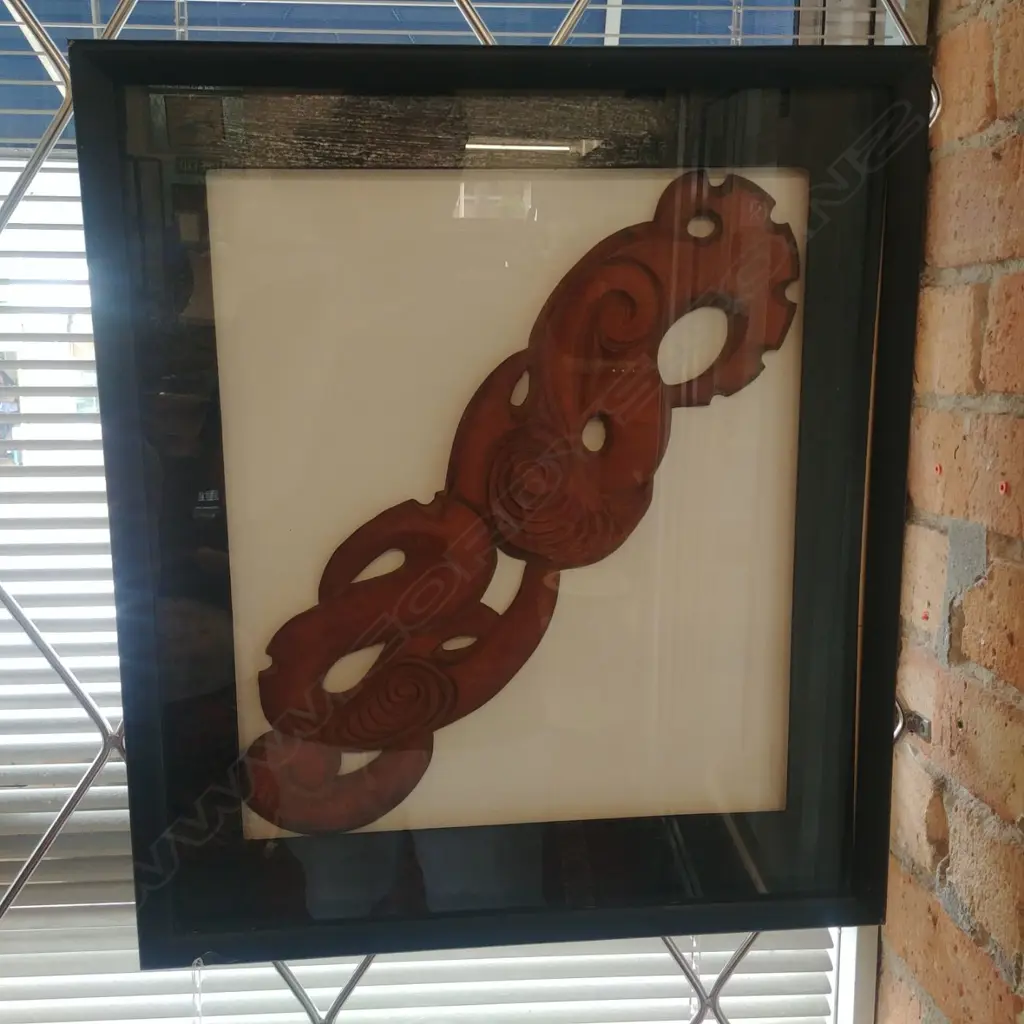 MAORI CARVED PANEL Image 1++