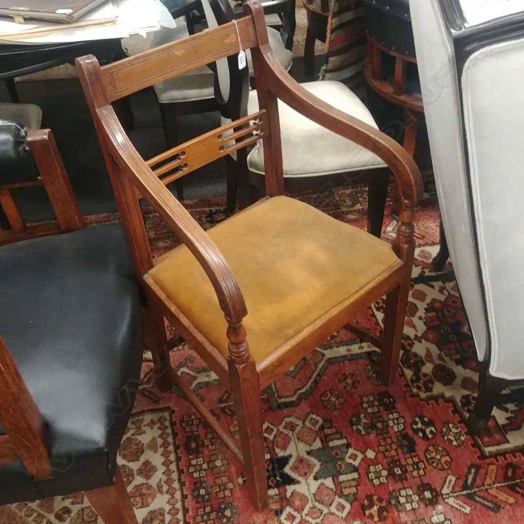 REGENCY ELM ARM CHAIR Image 1++
