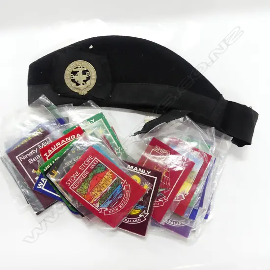 COLL. VINTAGE CLOTH POCKET BADGES & BOYS BRIGADE CAP