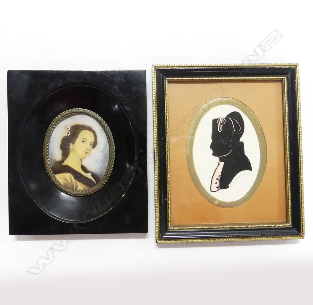 SILHOUETTE NAPOLEON + PORTRAIT MINIATURE   Image 1++