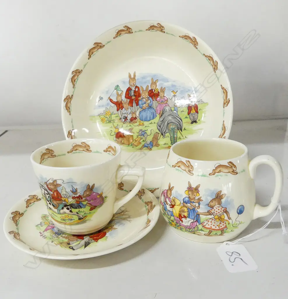 BUNNYKINS C/S + BOWL + CUP Image 1++