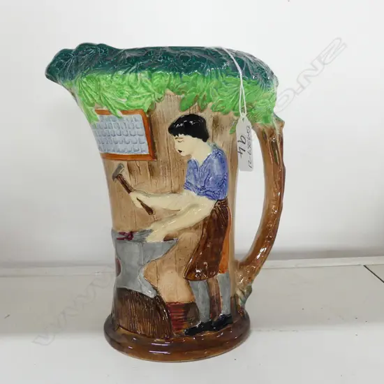 BURLEIGH WARE CHARACTER JUG 'VILLAGE BLACKSMITH'