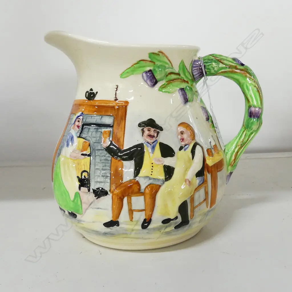 CROWN DEVON MUSICAL CHARACTER JUG AULD LANG SYNE Image 1++
