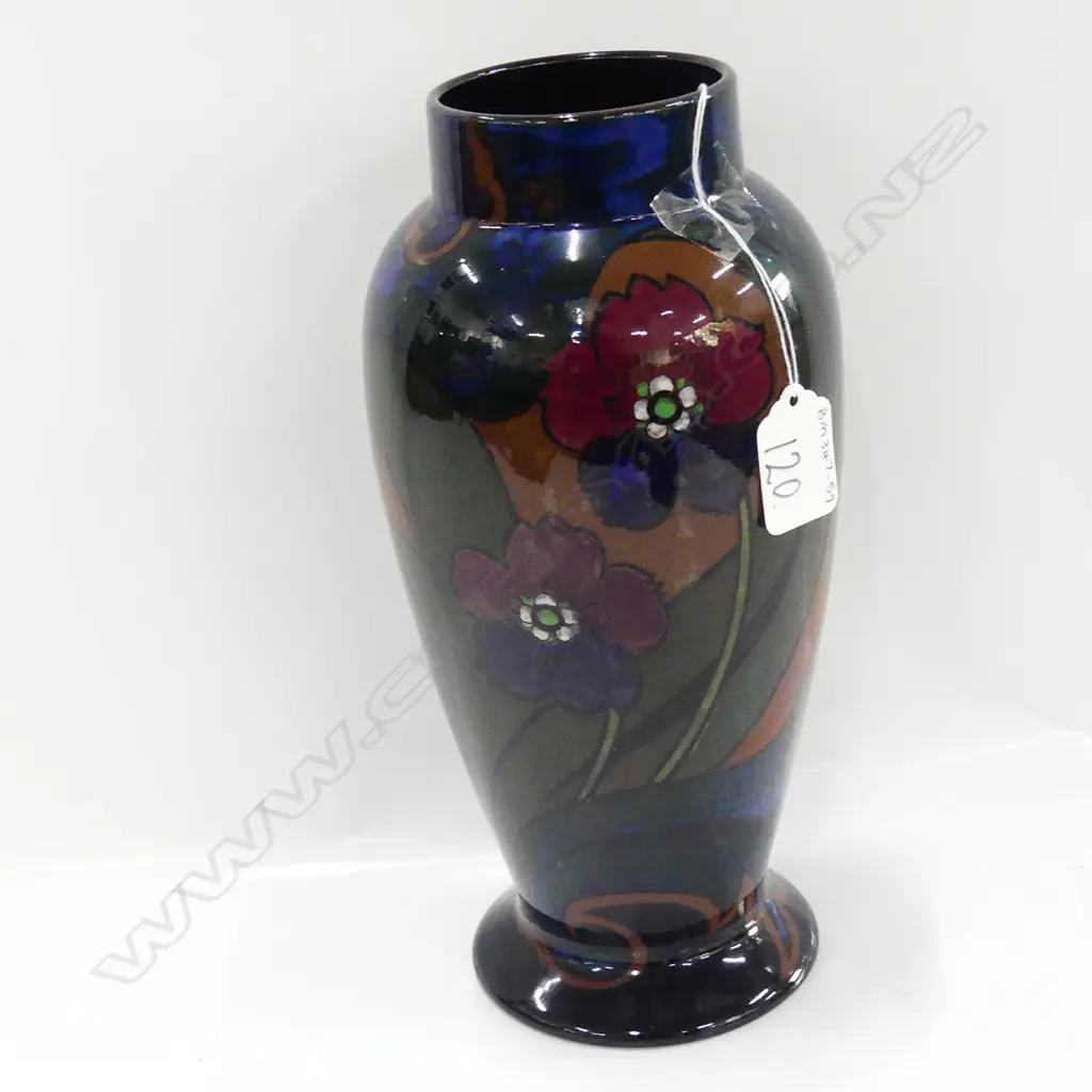 HANCOCK & SONS TITIAN WARE VASE FRUIT Image 1++