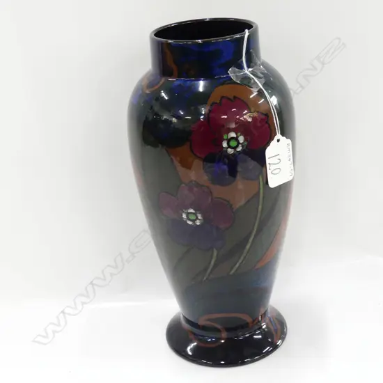 HANCOCK & SONS TITIAN WARE VASE FRUIT