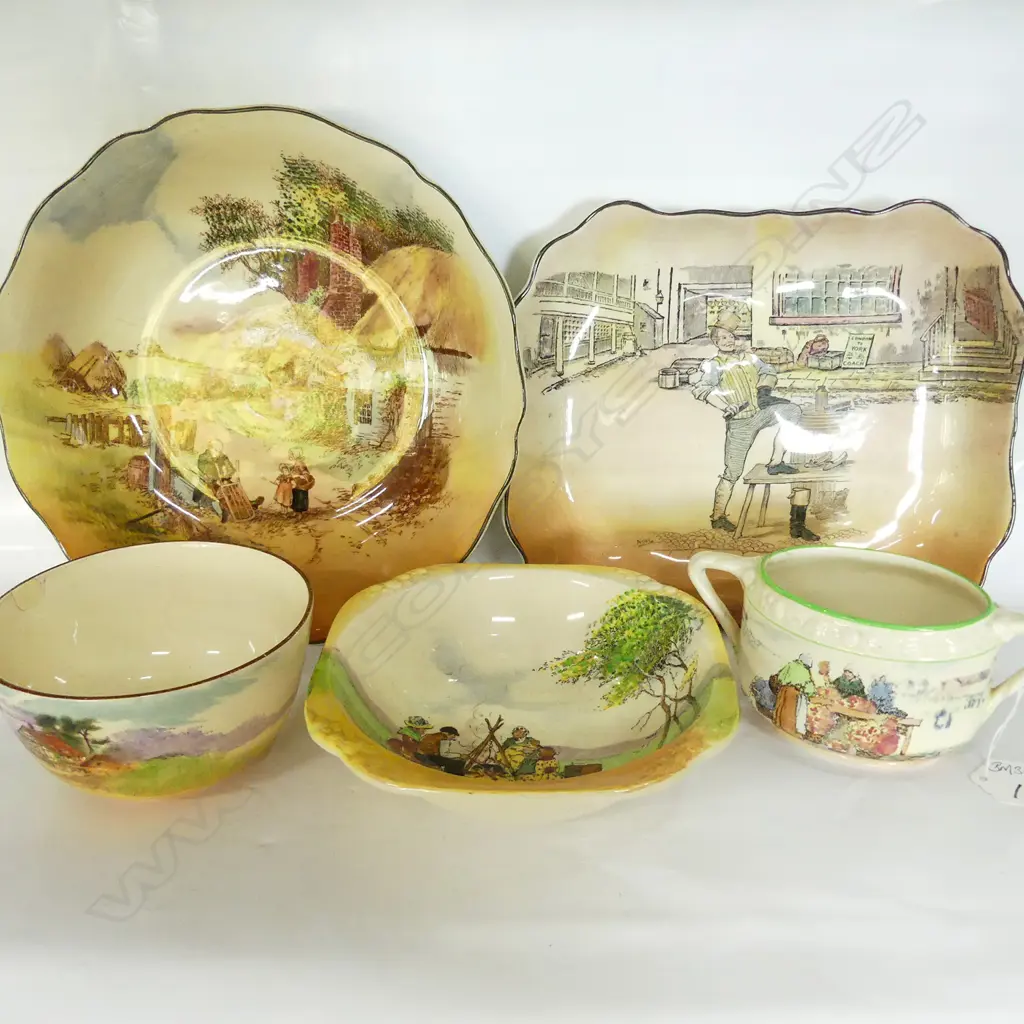 5 R/DOULTON  PCES; 3 DISHES ETC Image 1++