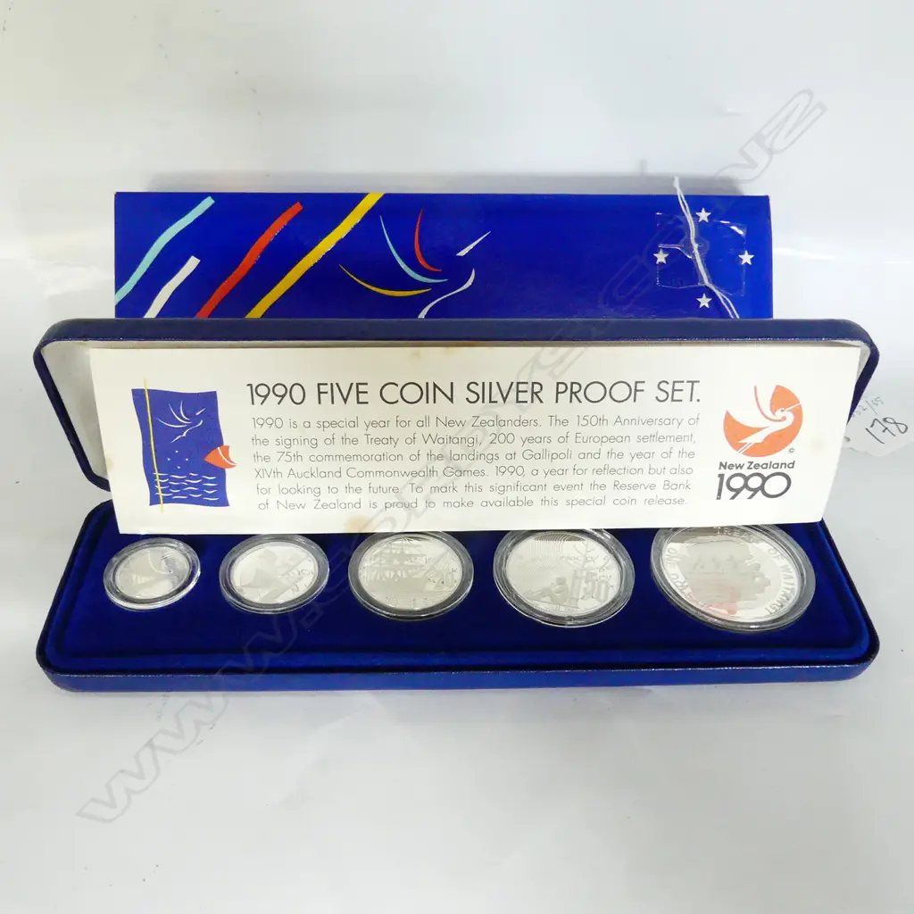 BOXED SET 1990 S/S PROOF COINS  Image 1++