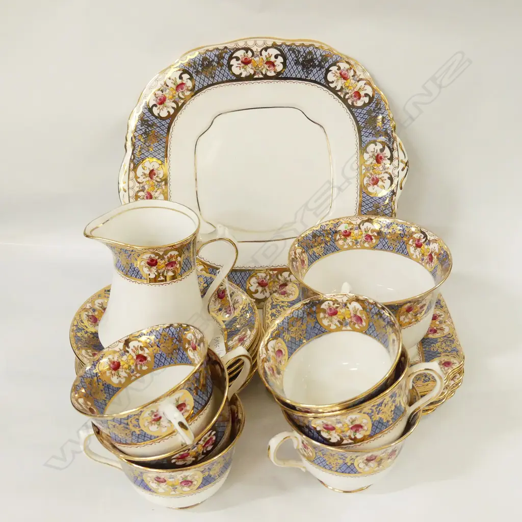 PART BURNSCO TEASET + 2 COFFEE MUGS Image 1++