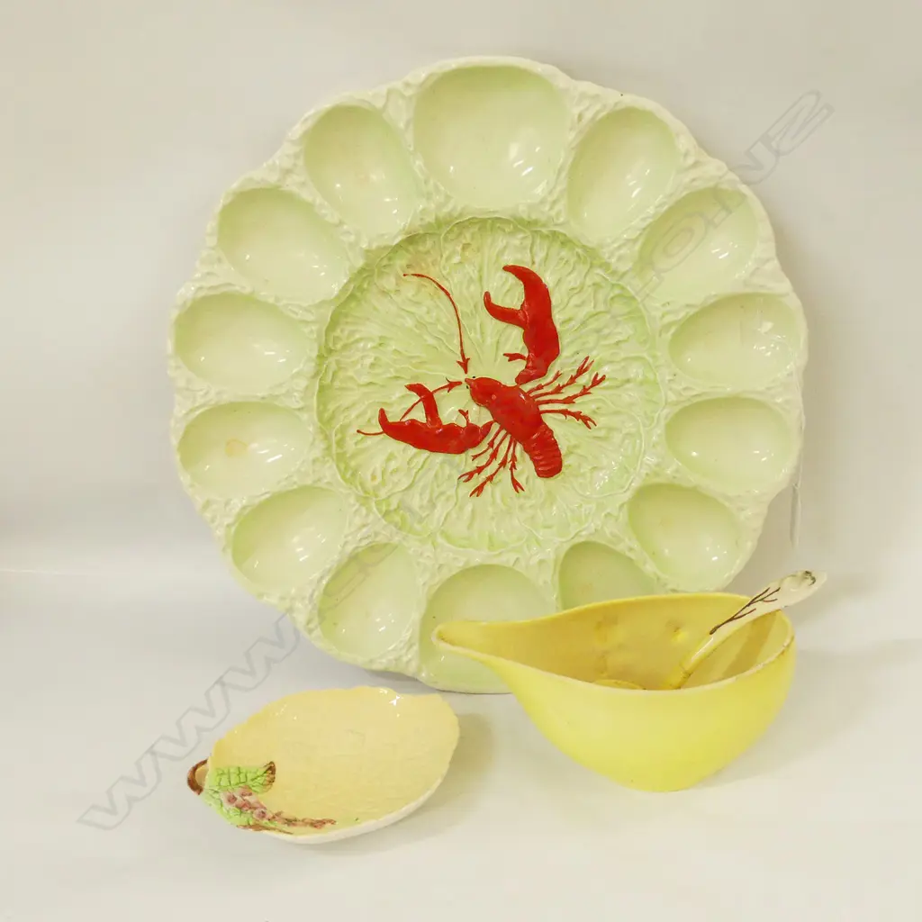 CARLTONWARE LOBSTER PLATE + 2 C/WARE PCS Image 1++