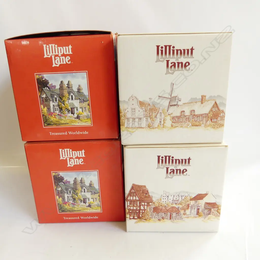 FOUR BOXED LILLIPUT HOUSES Image 1++