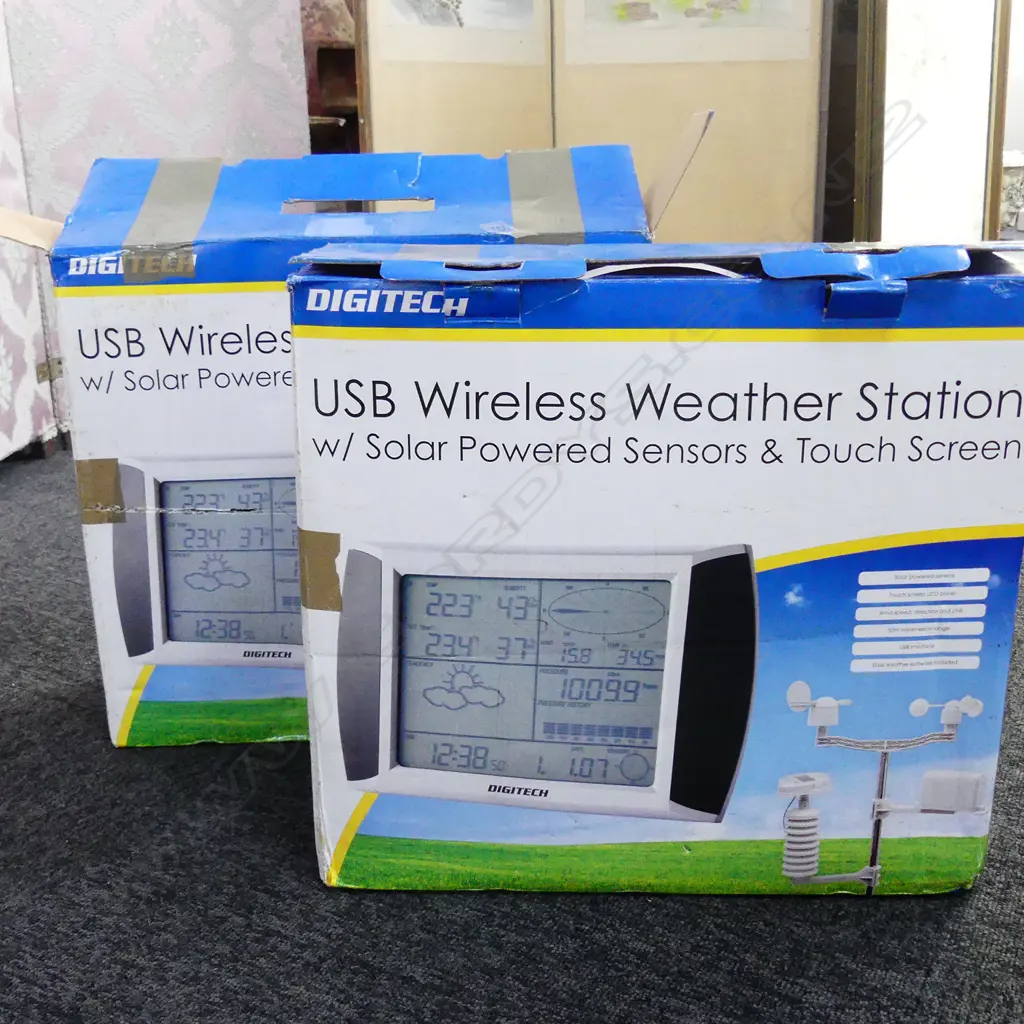2 DIGITAL USB WEATHER STATIONS ' DIGITCH' Image 1++