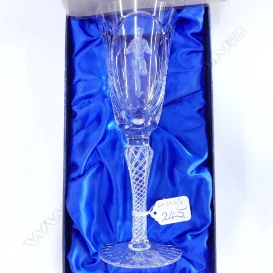 WEBB CORBET NZ 1974 TOASTING GOBLET, BOXED