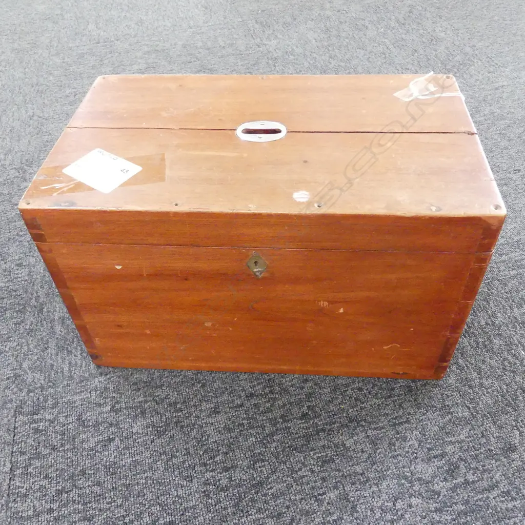 C 1900  CEDAR HONESTY BOX Image 1++