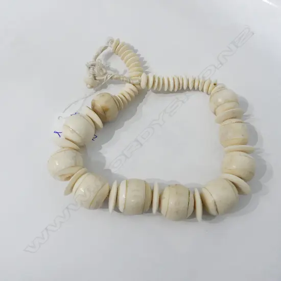 TRIBAL BONE BEAD NECKLACE