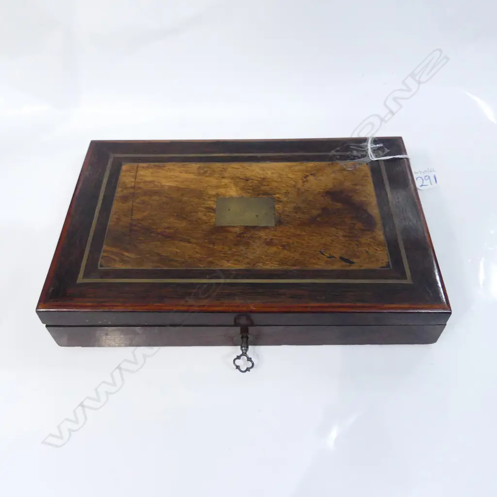 19THC WALNUT ETC CASED  DRAUGHTING SET Image 1++