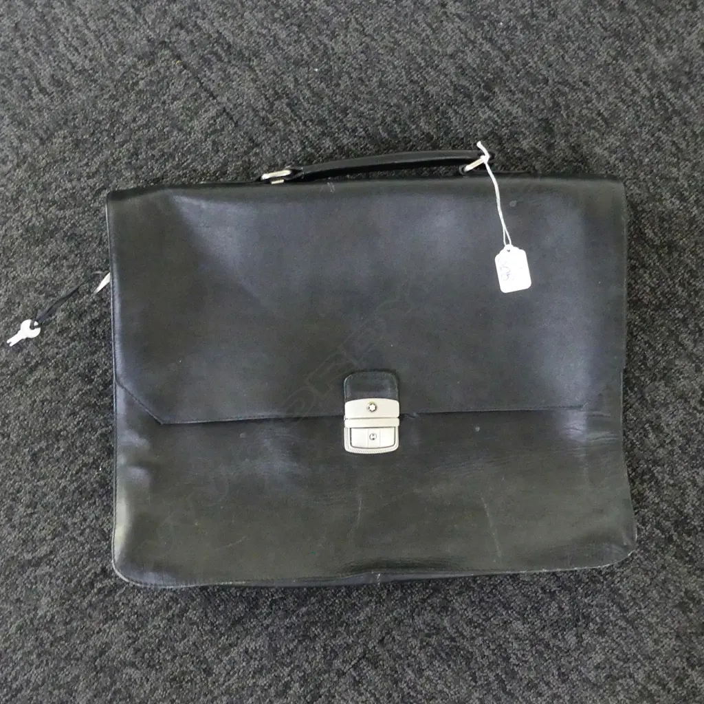MONT BLANC GENTS BLACK RADLEY SATCHEL Image 1++
