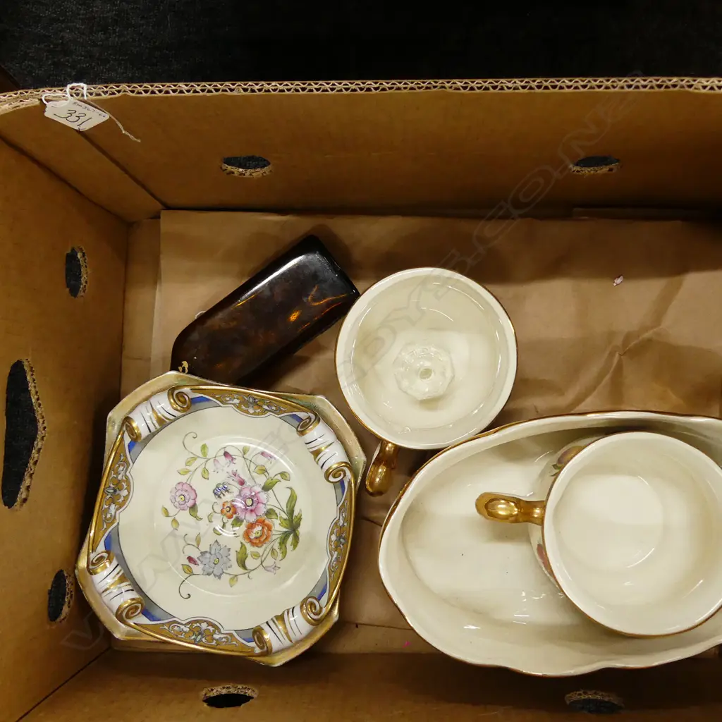 BOX CHINA BOWLS, GLASS BOTTLE ETC Image 1++