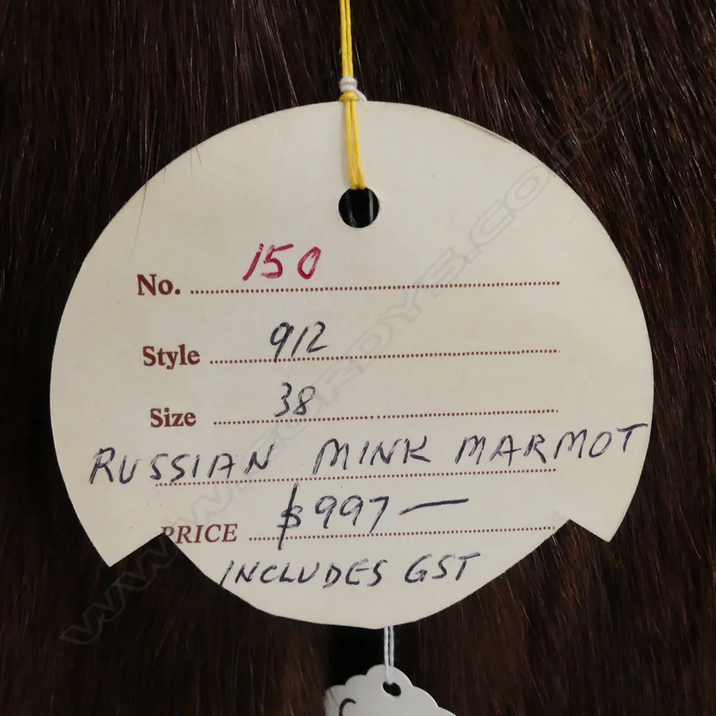 RUSSIAN MINK MARMOT FUR JACKET  Image 1++