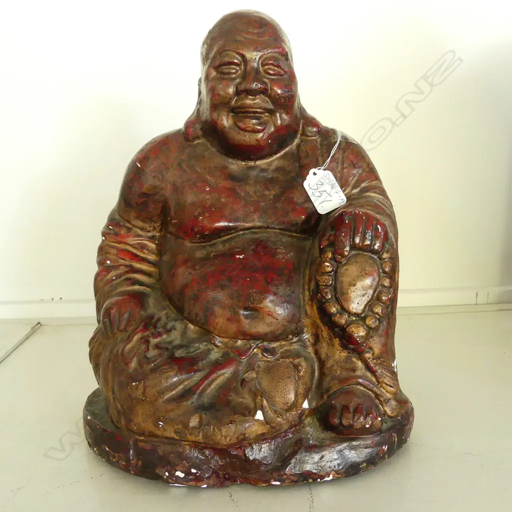 RED PAINTED BUDDHA Image 1++