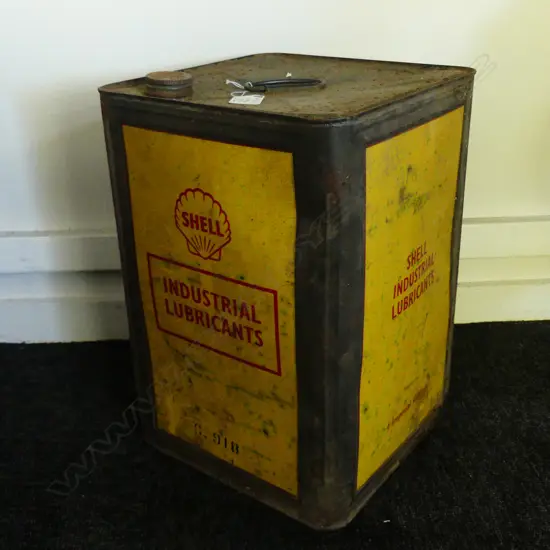VINTAGE SHELL CHEMICAL CAN 