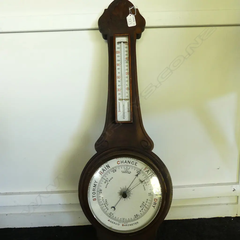 OAK BANJO BAROMETER (BL247-30) Image 1++