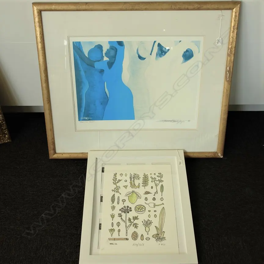 ANDREW J STEEL LTD ED PRINT + GILT FRAMED PRINT Image 1++