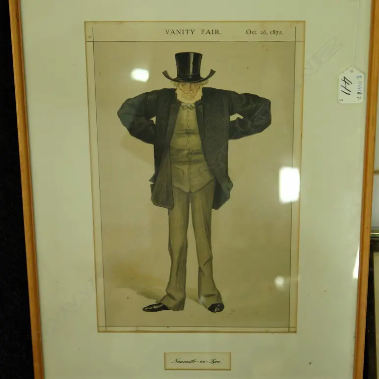 3 PRINTS - KNIGHT + HORSEMAN + VANITY FAIR CARICATURE Image 1++